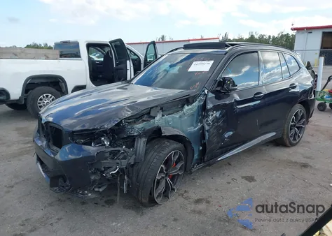 2022 BMW X3 M z USA, uszkodzony, nr VIN 5YM13EC06N9M58561